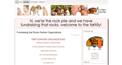 Desktop Screenshot of fundraisingthatrocks.therockpile.com