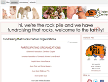 Tablet Screenshot of fundraisingthatrocks.therockpile.com